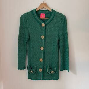 Manoush Pauline Knit Button Sweater Sz Small